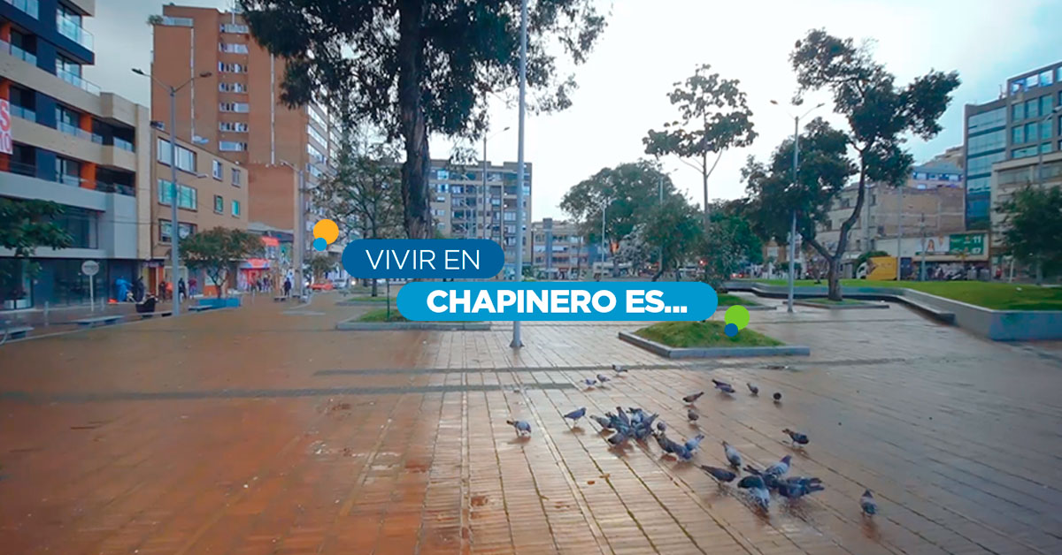 Vista de una calle de Chapinero